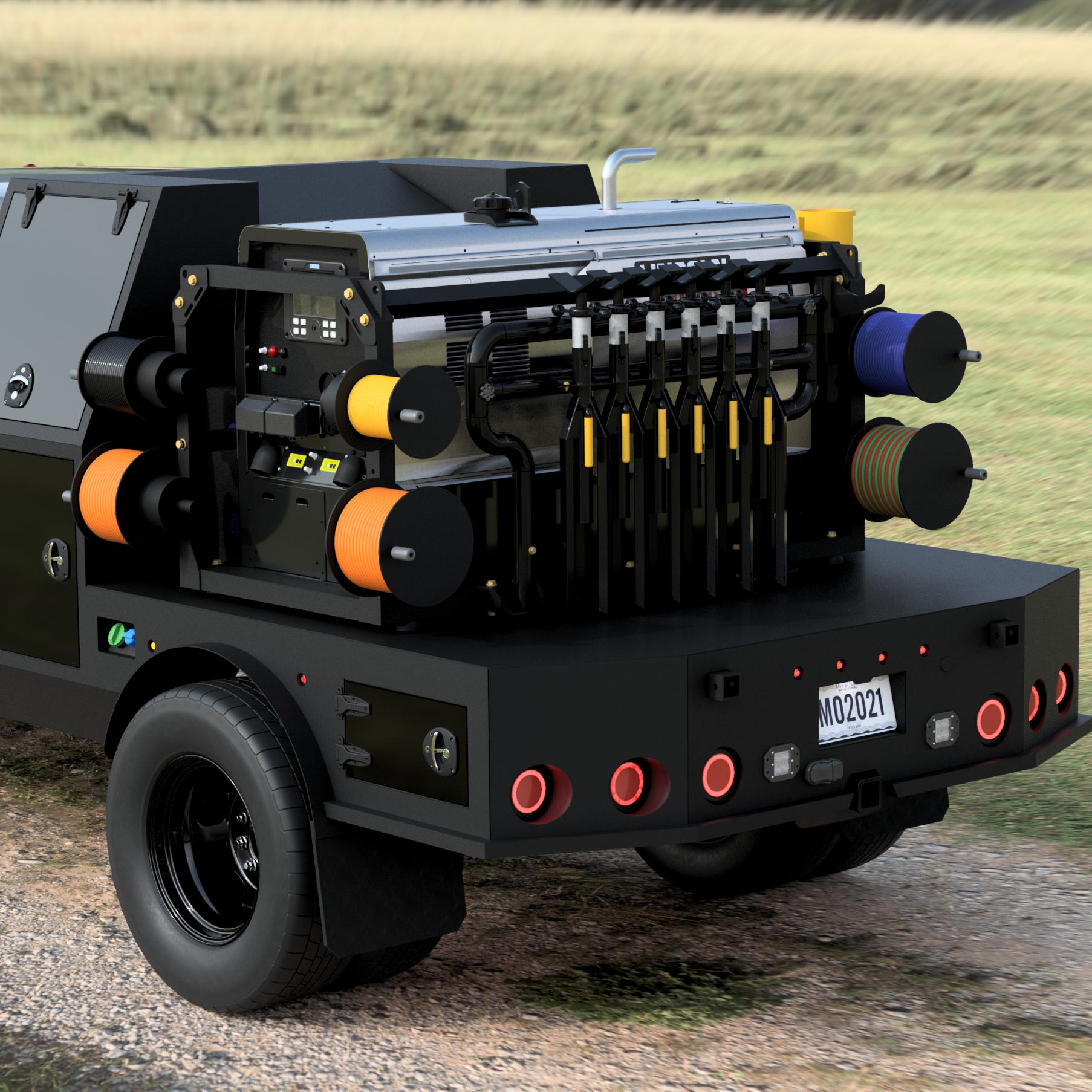 Welding skid for rig