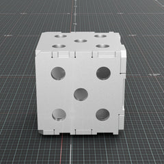 Side view of the 4 x 4 inch square fabrication block