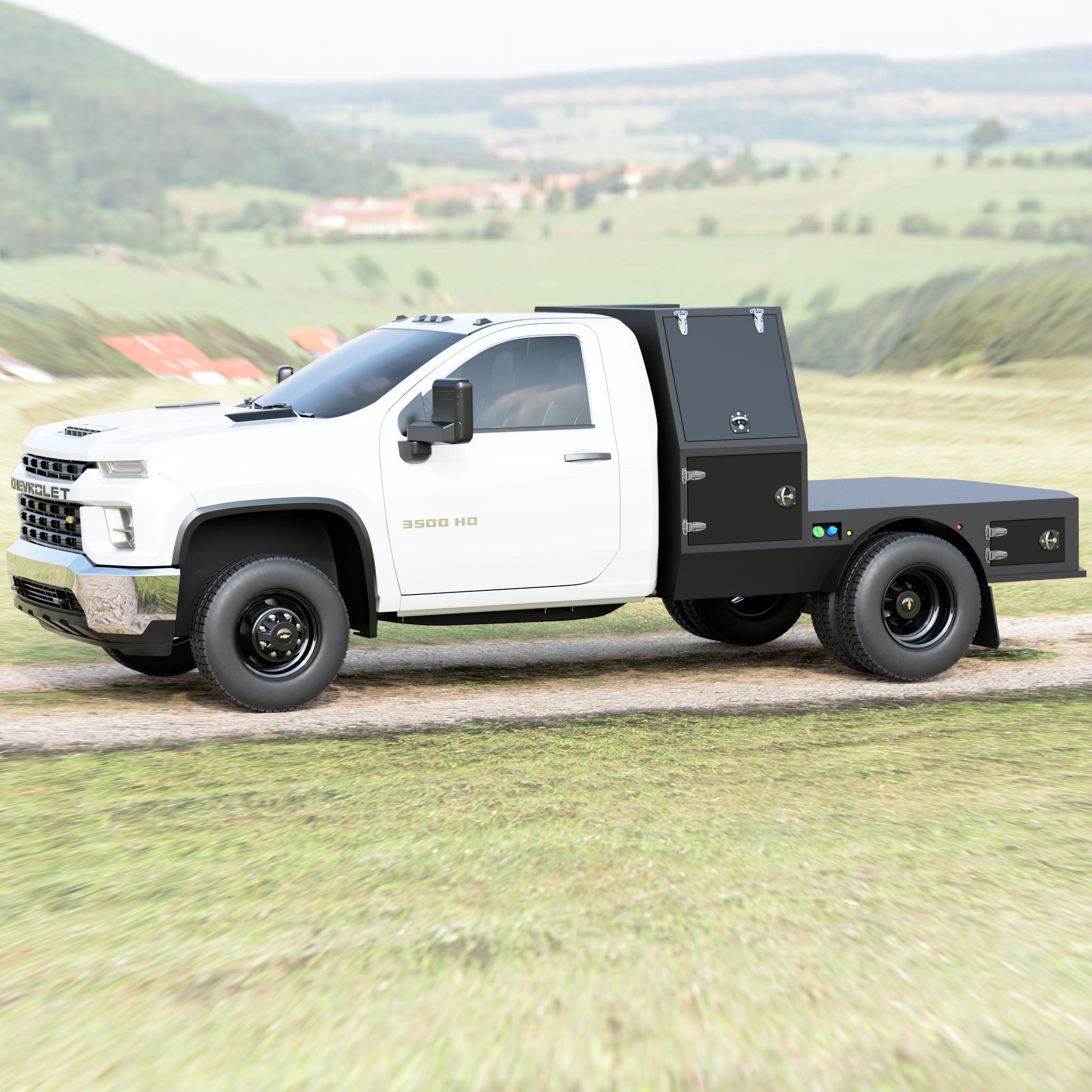 2020-2024 Chevy/GMC DRW LB Front Box Welding Bed / Flatbed