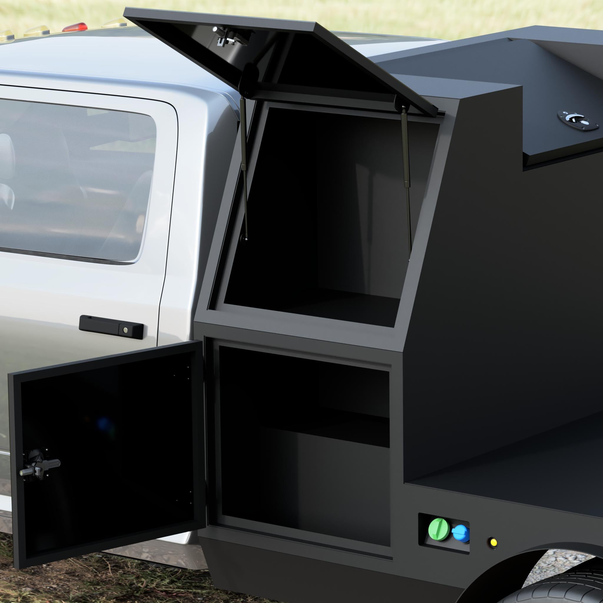 Dodge Flatbed toolboxes