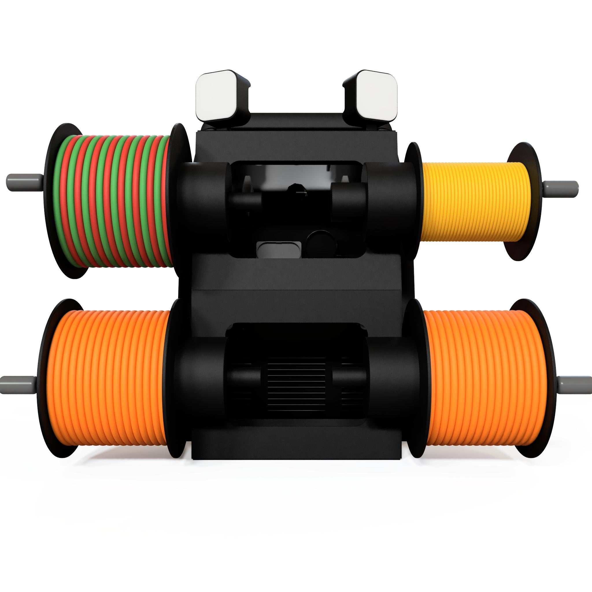 4 Reel Mount – Black Bison Fab