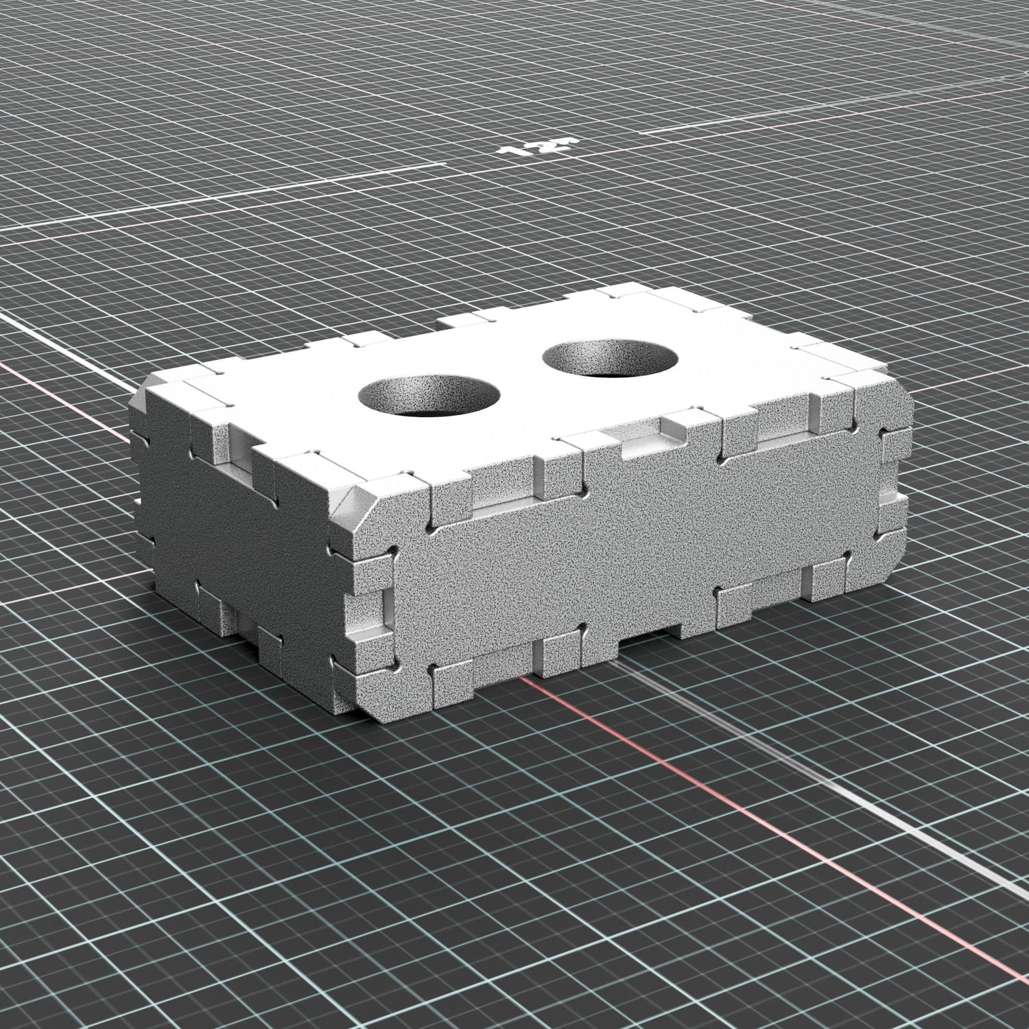 123 Fabrication Block, fixturing block
