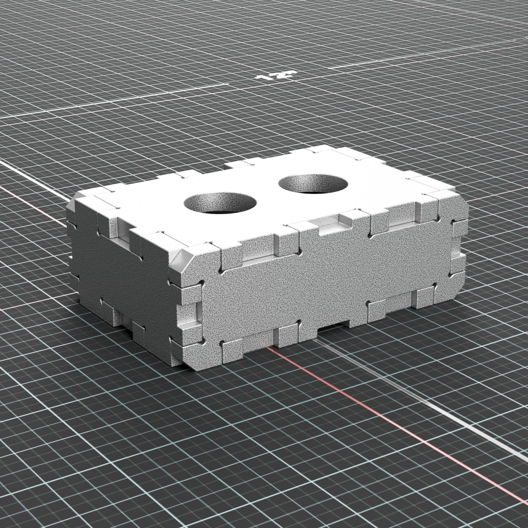 123 Fabrication Block, fixturing block
