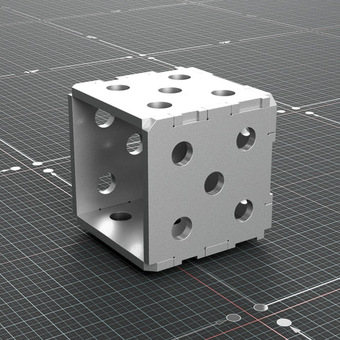 4x4 Square Fabrication Block, fixturing block