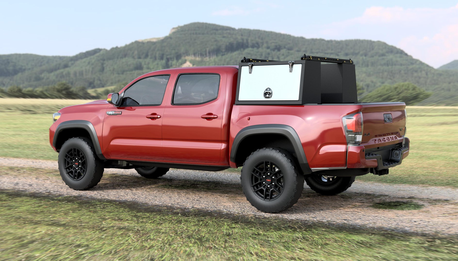 Toyota Tacoma Overland Toolbox Rails