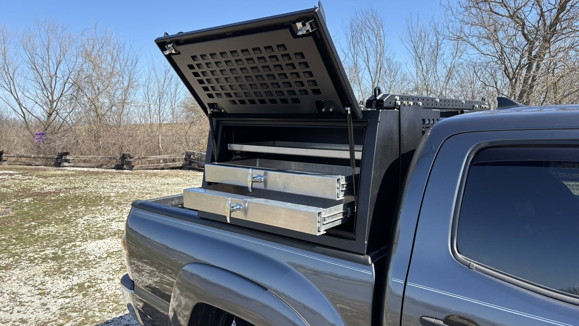Toyota Tacoma Overland Toolbox, Tacoma Toolbox.  Truck Toolbox.