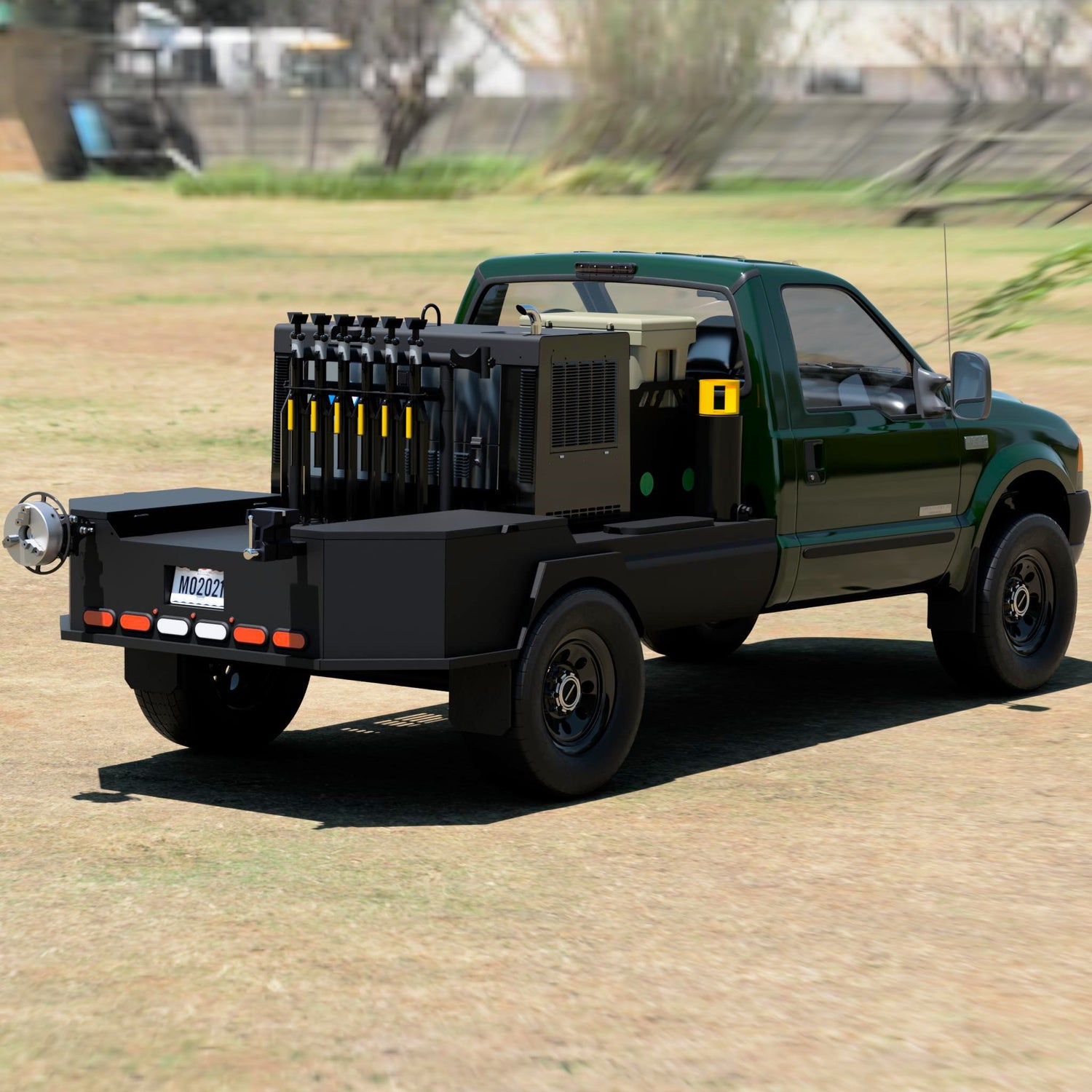 WELDING RIG BED
