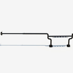 Hoosier pole extended to 40 inches, front view