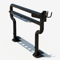Hoosier pole for a large welding sloop, front right three quarter view